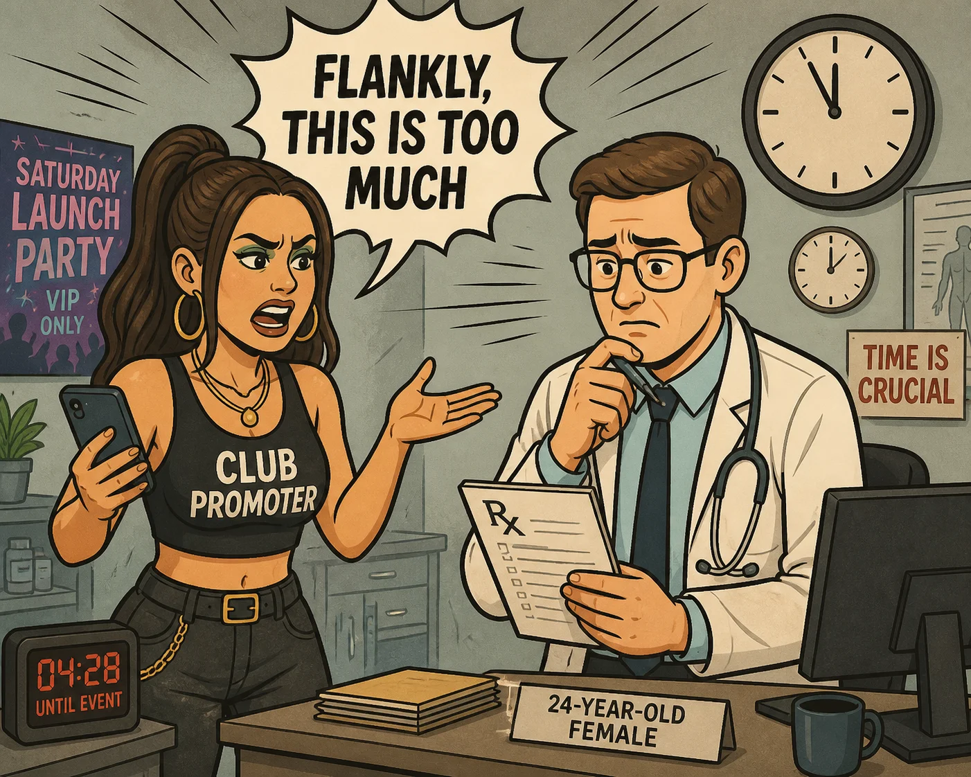 Flankly, this is too much